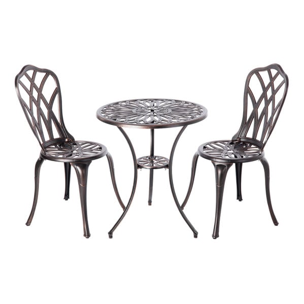 Paradise Cast Aluminum Bistro Set